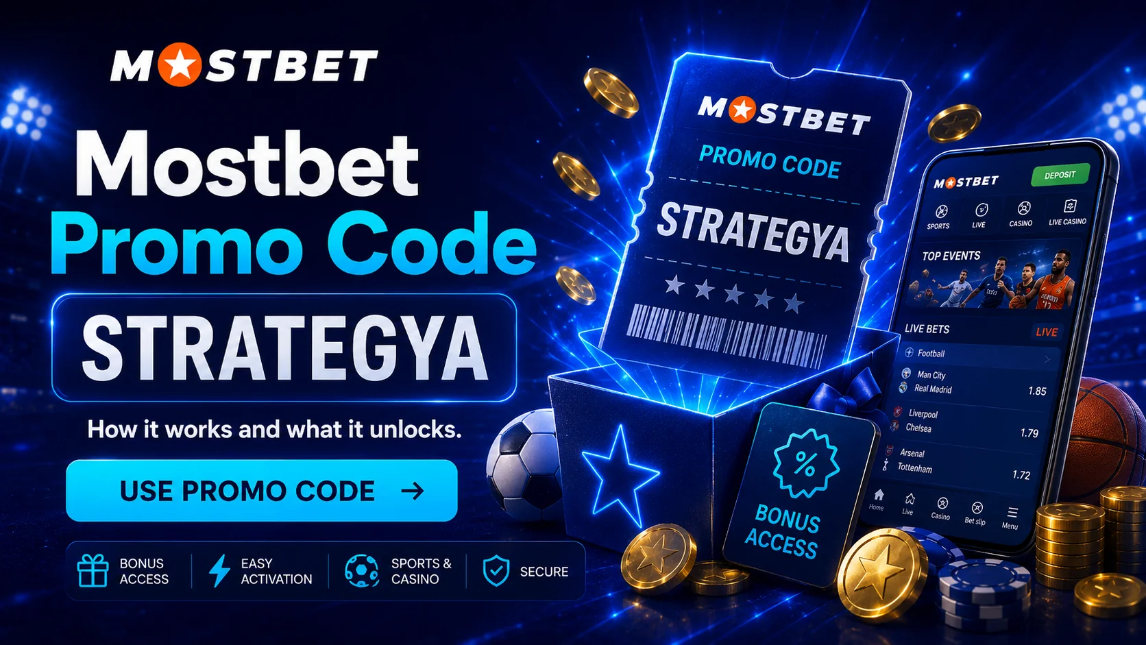 Kolom kode promo Mostbet strategya saat pendaftaran akun